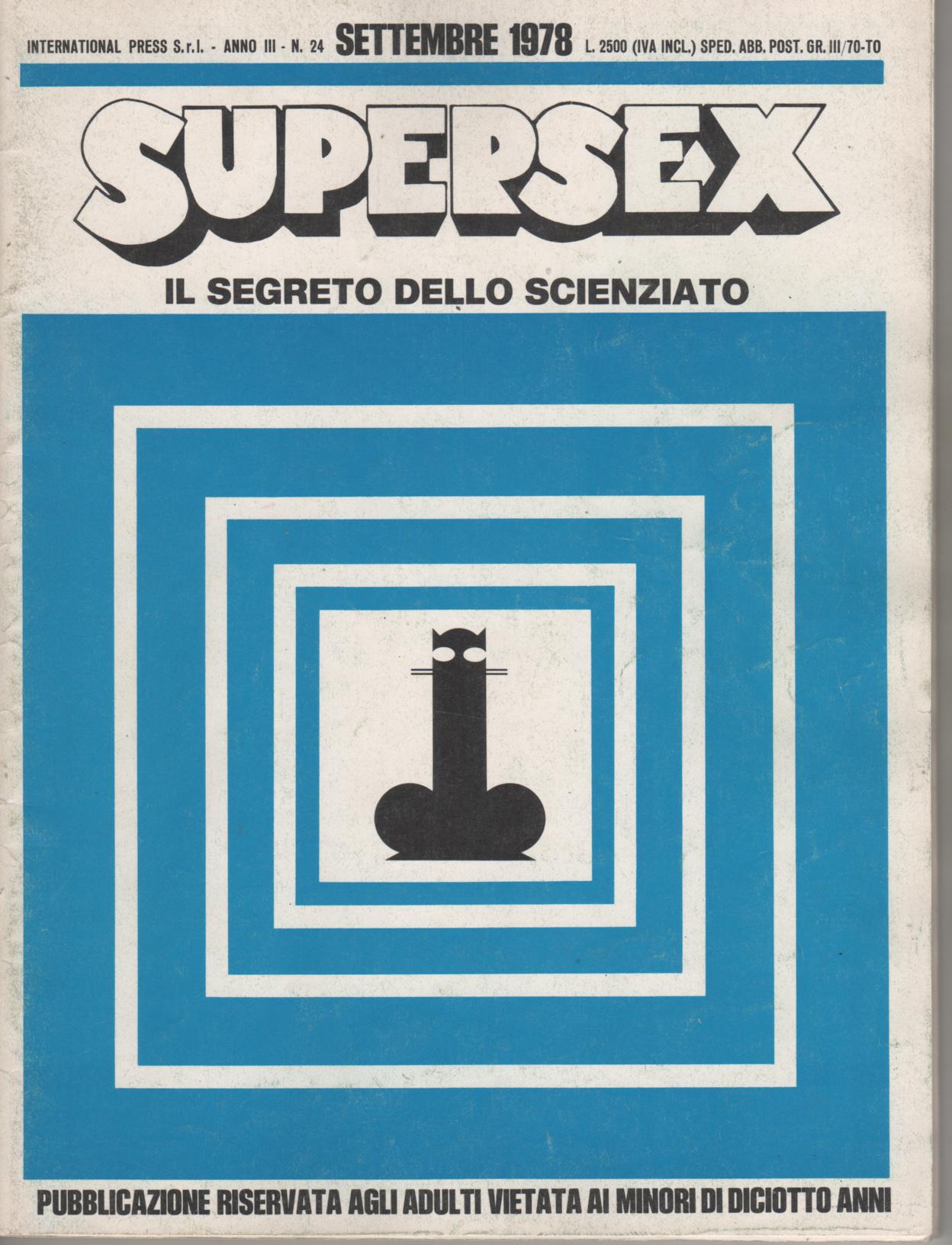 SUPERSEX  N. 24    IL SEGRETO DELLO SCIENZIATO