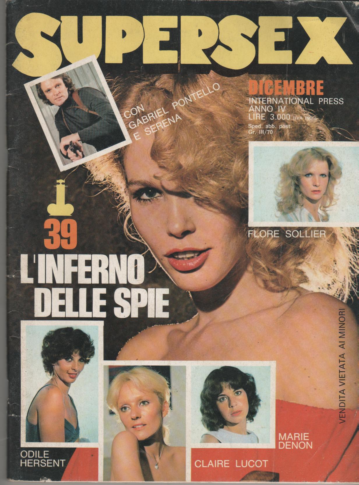 SUPERSEX  N. 39    L' INFERNO DELLE SPIE