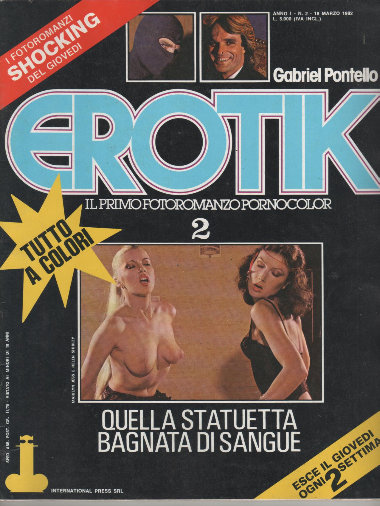 EROTIK  N. 2    QUELLA STATUETTA BAGNATA DI SANGUE