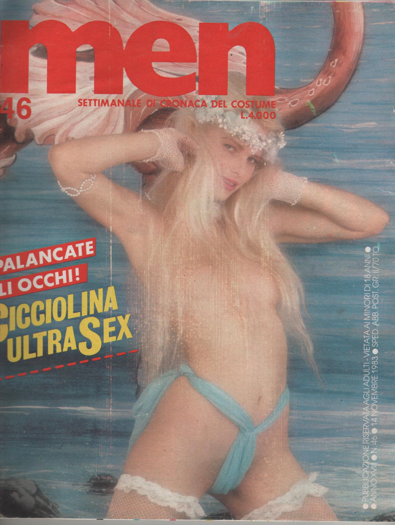 MEN  # 46  / 1983 CICCIOLINA ULTRA SEX