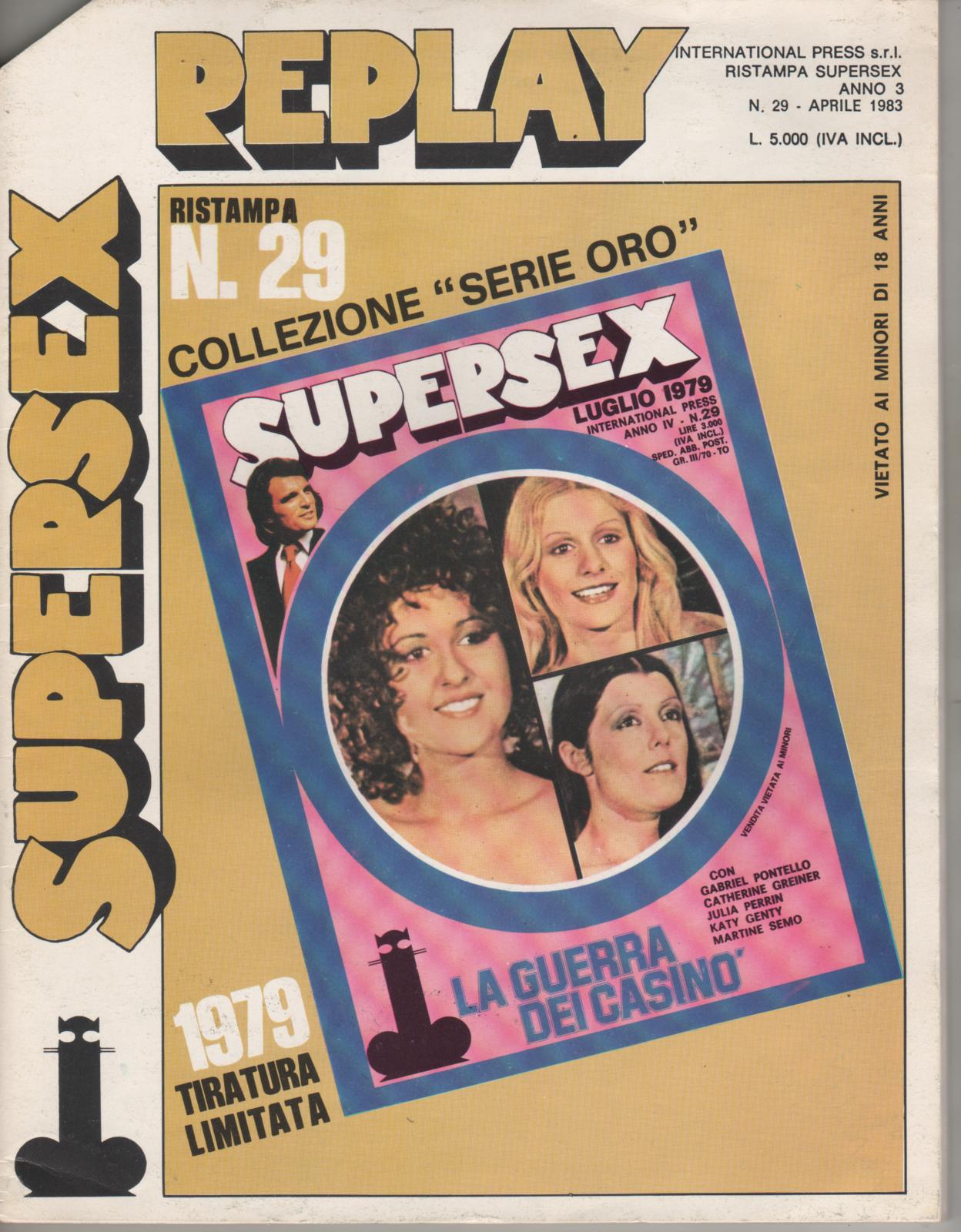 SUPERSEX  replay  N. 29    LA GUERRA DEI CASINO'