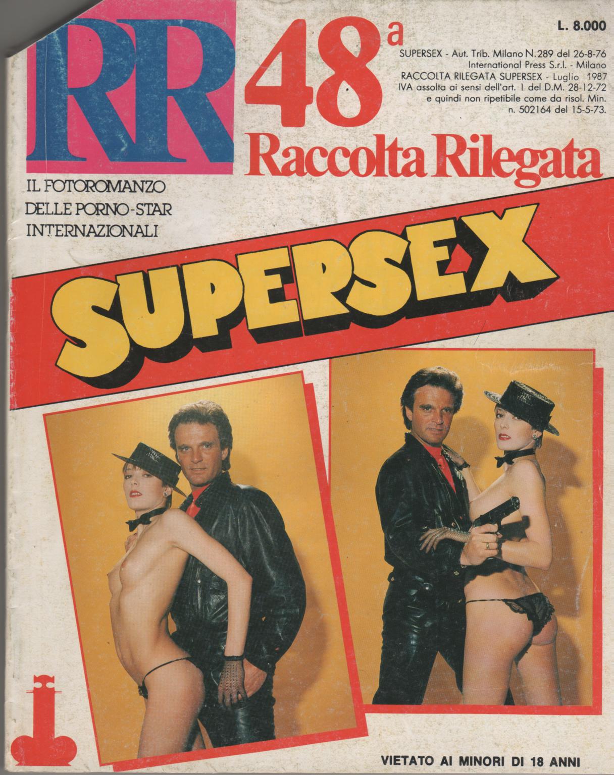 SUPERSEX  RR   raccolta rilegata  N. 48 contiene 189 - 190 - 191