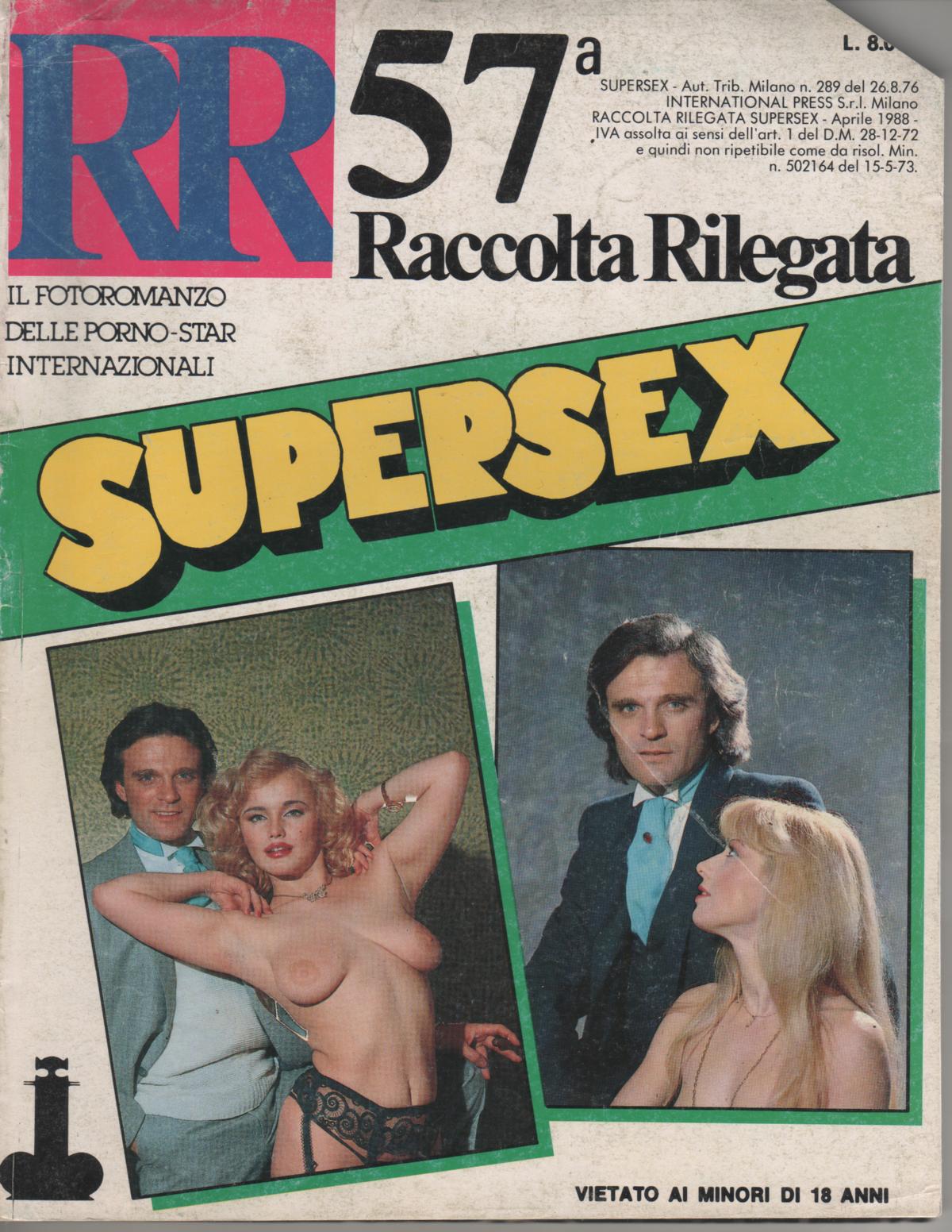 SUPERSEX  RR   raccolta rilegata  N. 57    contiene 227 e 228