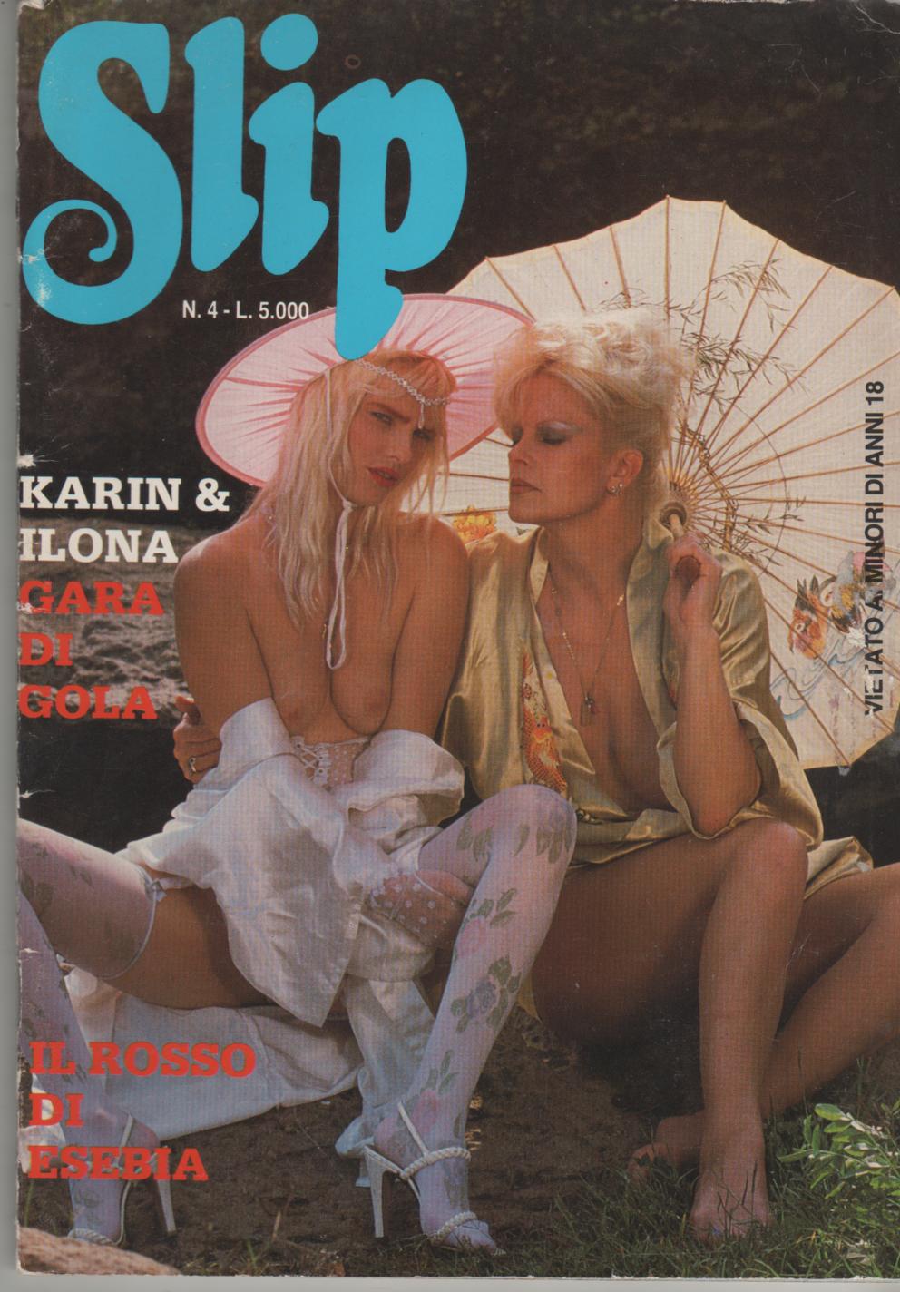 SLIP # 4 / 1987  KARIN SCHUBERT & CICCIOLINA - GARA DI GOLA