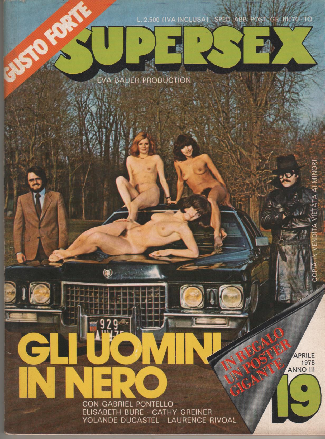 SUPERSEX  N. 19    GLI UOMINI IN NERO