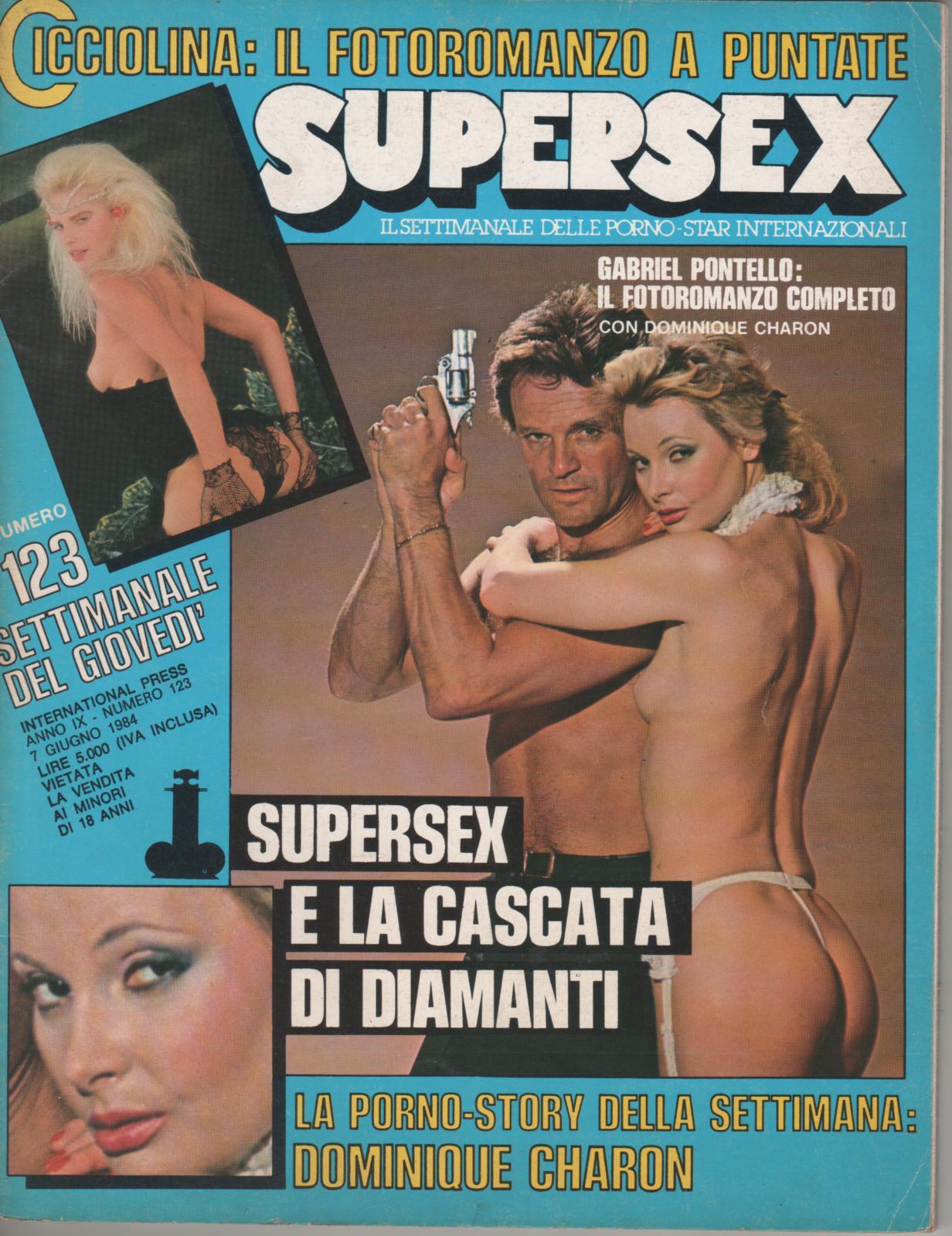 SUPERSEX  N. 123   SUPERSEX E LA CASCATA DI DIAMANTI