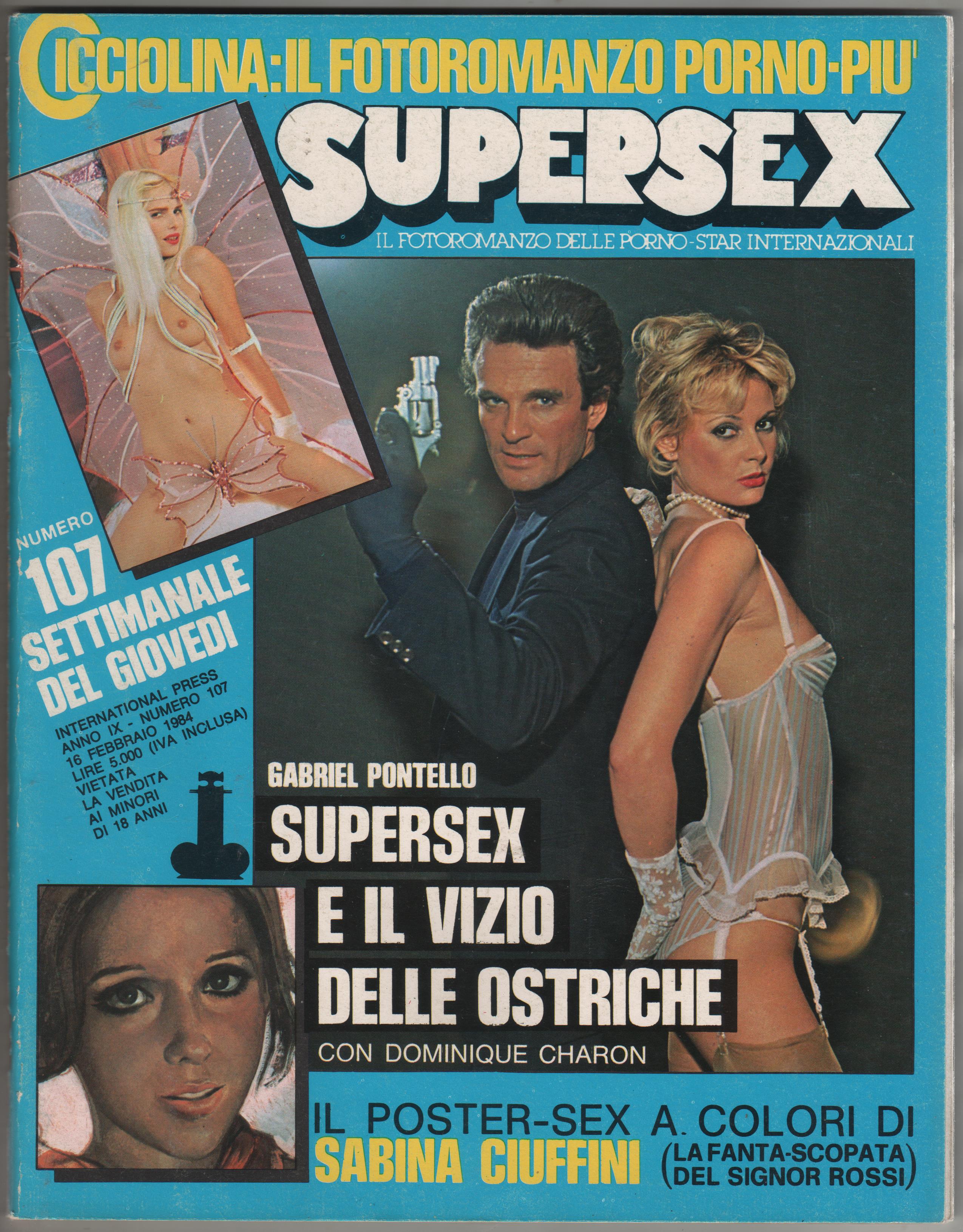 SUPERSEX  N. 107   SUPERSEX E IL VIZIO DELLE OSTRICHE