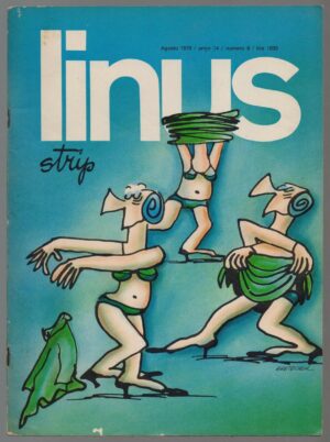LINUS 8 anno XIV 1978 peanuts altan l'eletto feiffer beetle bailey mordillo b.c.