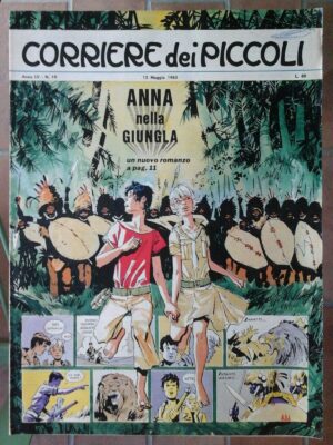 Corriere dei Piccoli N. 19 1963 pratt anna nella jungla con inserto piccolissimi