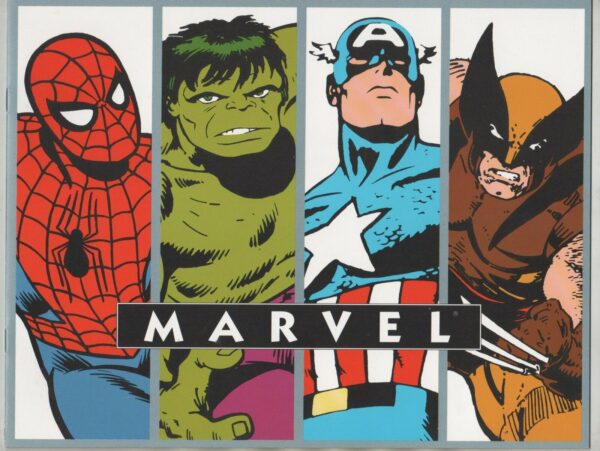 Marvel International Licensing BROCHURE 1991 minicatalogo per editori ed agenzie